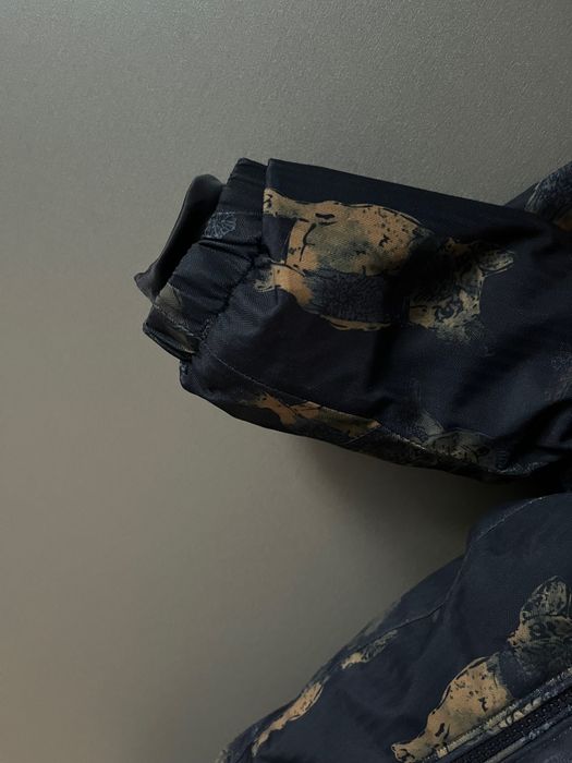 Термокомбінезон MinyMo «собачки» на чорно-коричневому фоні 92 см