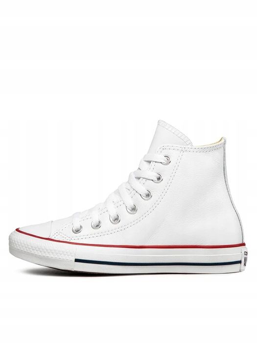 Converse 43 Buty Męskie Trampki All Star Skórzane Białe 132169C T1147