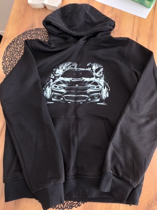 Bluza męska z samochodem BMW