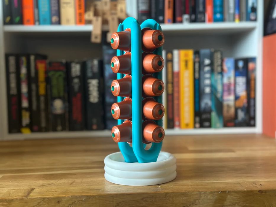 Suporte Moderno e Elegante para Cápsulas de Café