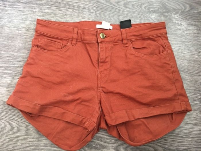 spodenki pomarańczowe h&m
