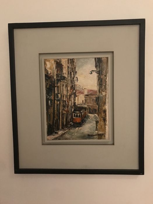 Electric-Oil Framed Painting