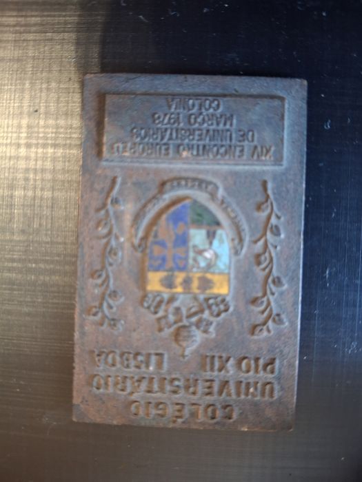 Colegio universitário pio XII medalha 1978