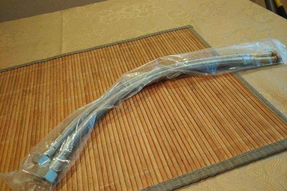 Wężyk wężyki elastyczne do baterii M10 x 3/8  40 cm Ferro Skawina