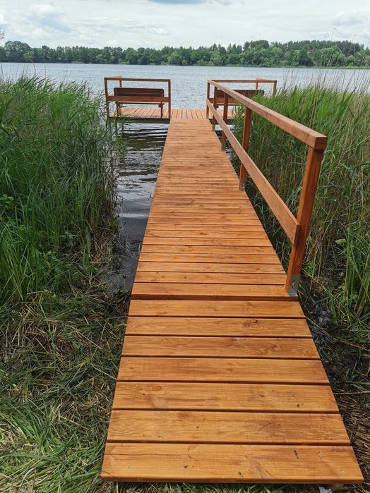 Budowa Pomostów - wbijanie pali