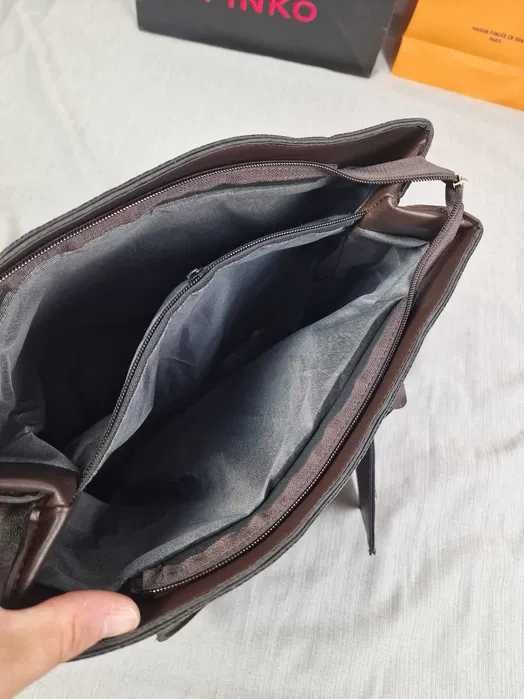 Torebka damska Louis Vuitton kratka brązowa saszetka