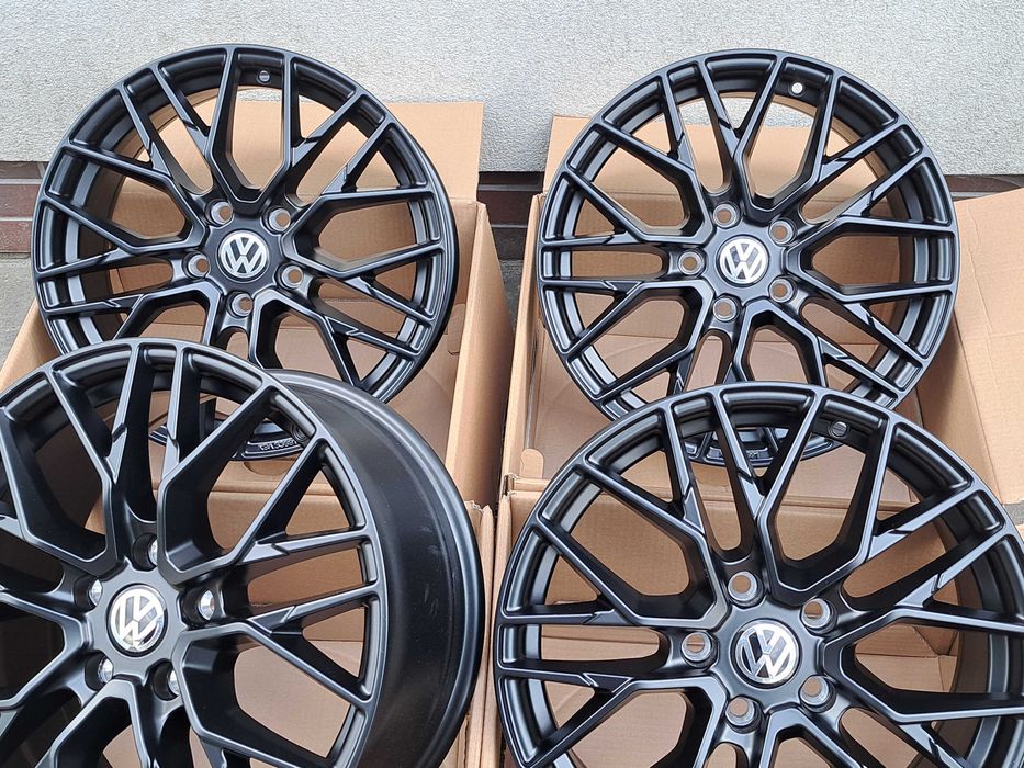 Alufelgi VW 17" 5x100 T-Cross Polo Taigo Golf IV Fox CA20 CZARNY MATT