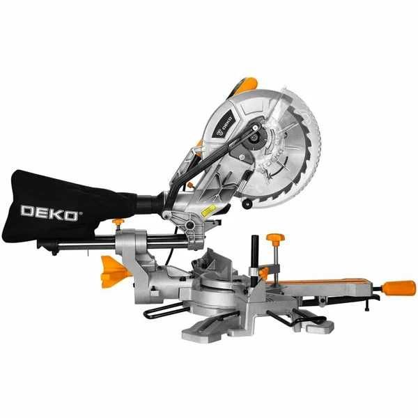 Торцювальна пила DEKO протяжка 2200Вт 255мм 5200об Торцовочная