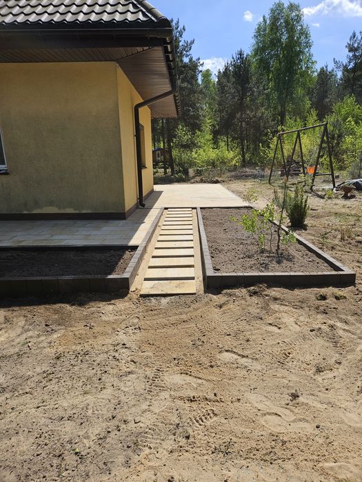 Układanie kostki brukowej,schody,tarasy