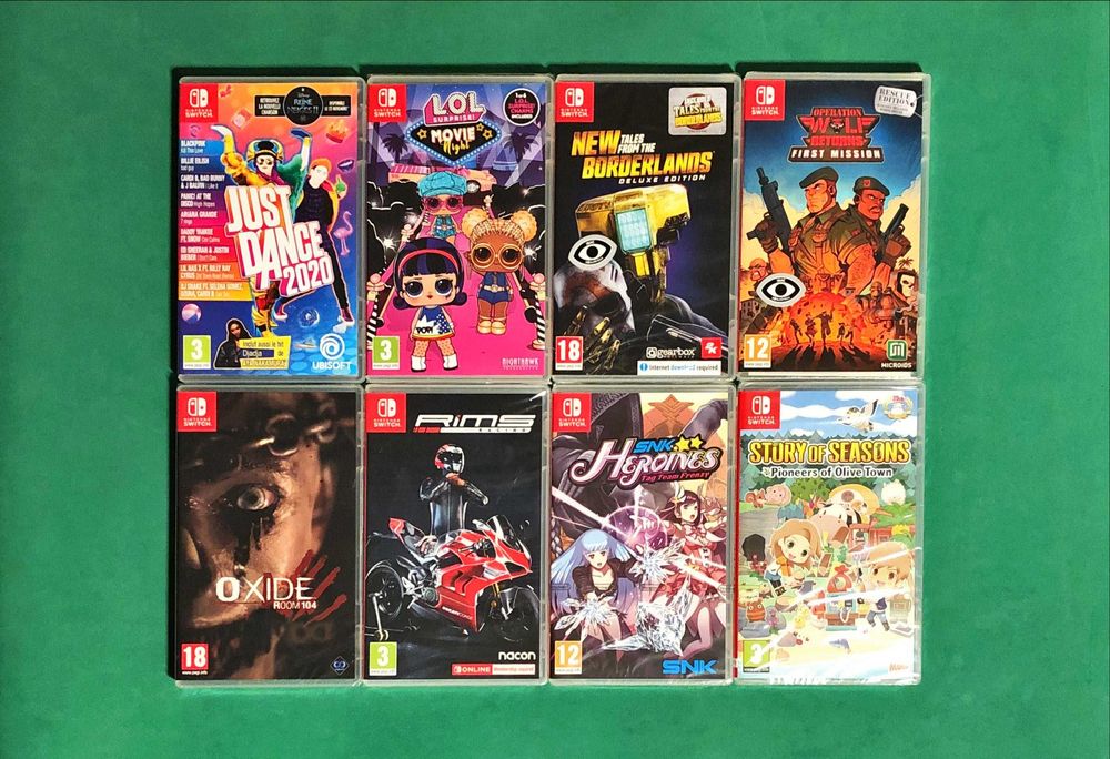 NINTENDO SWITCH SELADO [desde 18€] Dance DC Mario Snk Sonic TT Zelda
