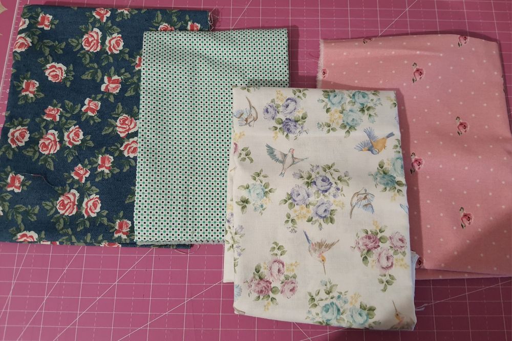 Pack 4 Tecidos algodão