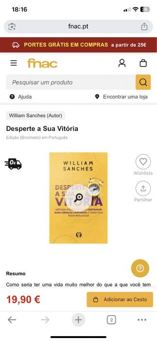 LIVRO NOVO  DESPERTE A SIA VITORIA