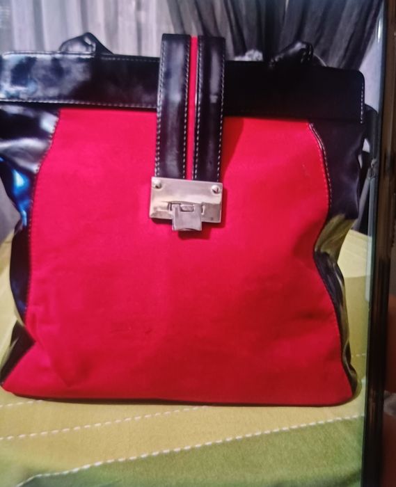 Elegancka torba czerwona
