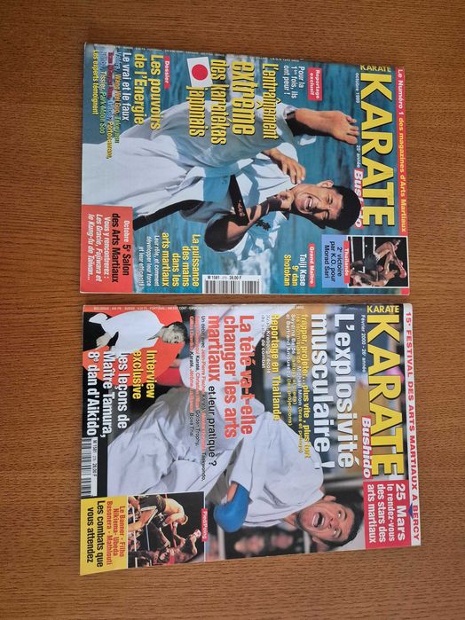 Revista francesas antigas de KARATÉ Bushido