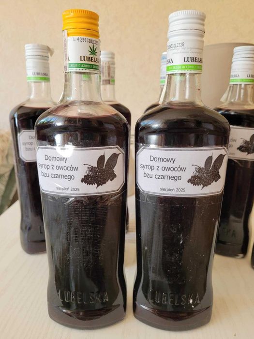 Syrop z owoców bzu czarnego domowy 500 ml 2025r