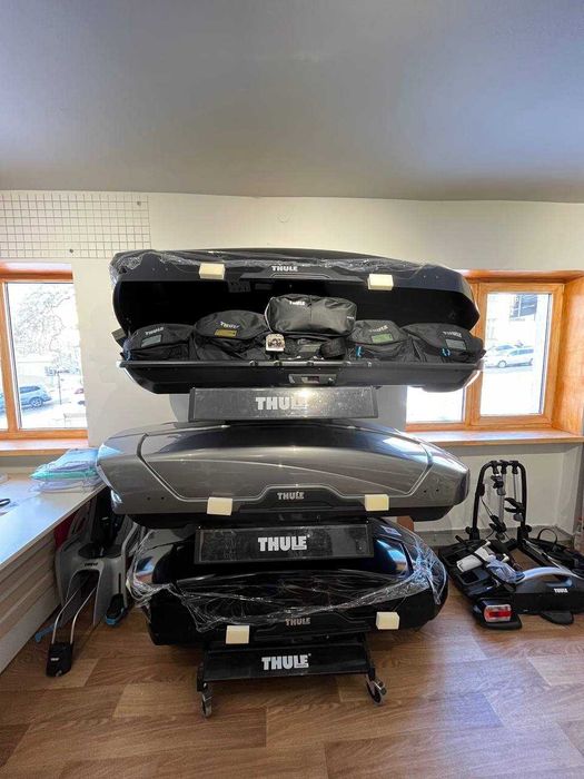 Бокс багажник на авто THULE MOTION 3 M, L, XL, XXL LOW BLACK TITAN