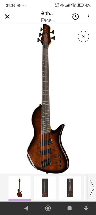 Harley Benton multiscale semi-novo