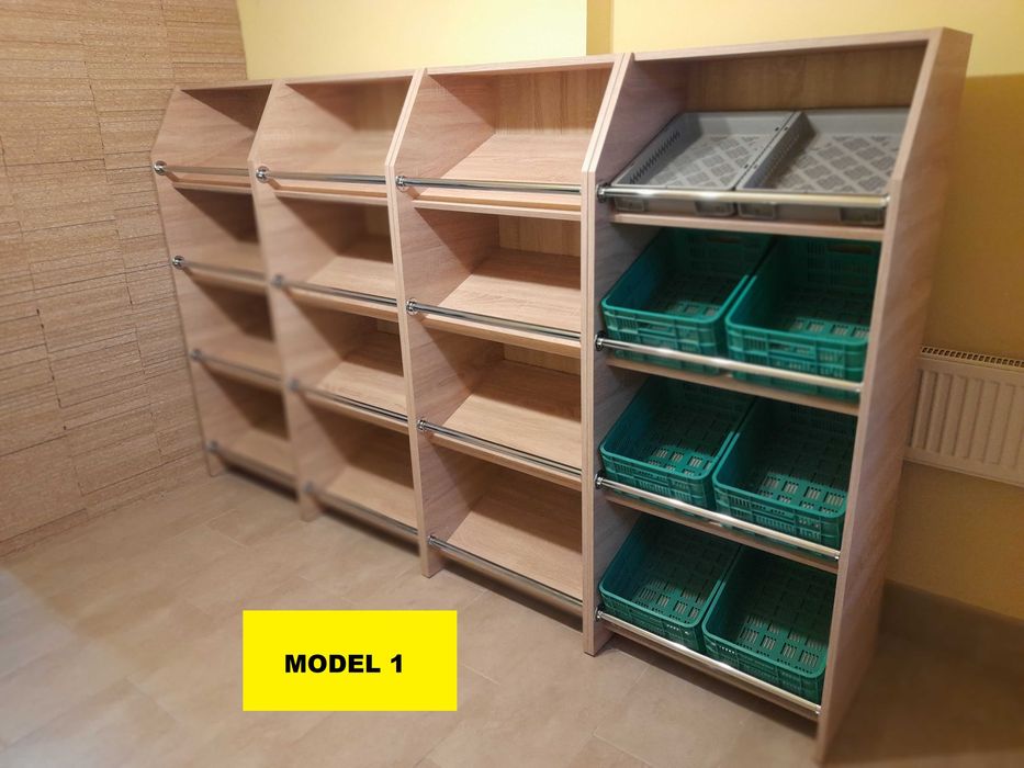 regały sklepowe na warzywa każda ilość PRODUCENT warzywniaki różne modele