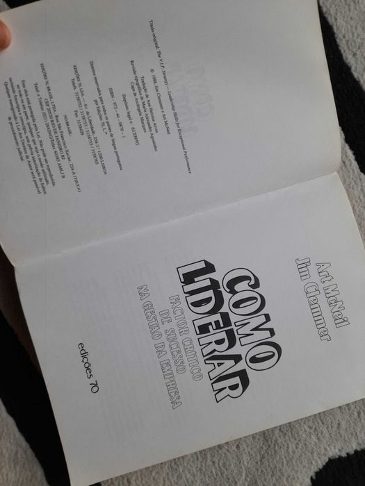 Livro "Como liderar - Factor crítico de sucesso na gestão da empresa"