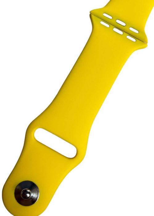 Apple Watch 38/40/41mm Opaska Silikonowa Pasek Żółty kod 2475