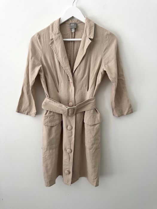 ASOS lniana sukienka Blazer dress Marynarkowa