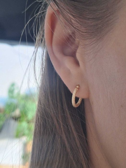 Złote kolczyki diamentowane, p. 585,14K WALENTYNKI