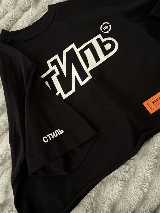 Heron preston топ футболка
