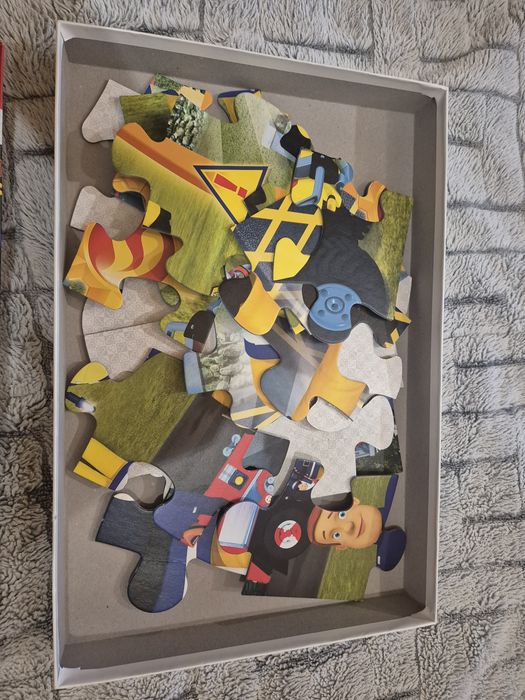 Puzzle Strazak Sam maxi dla maluchów