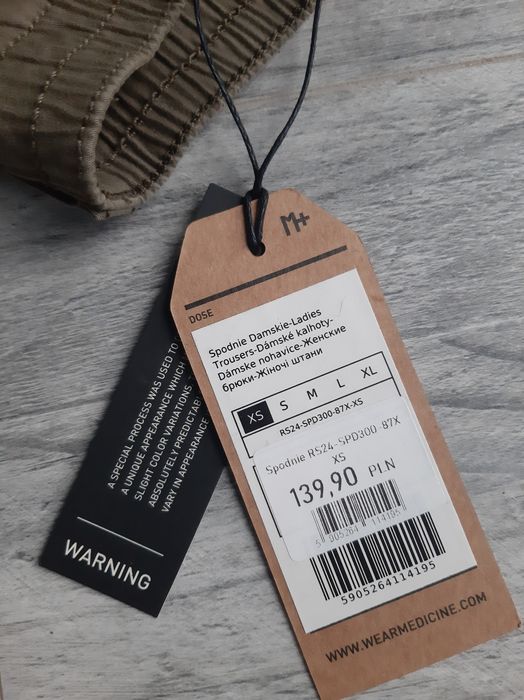 Spodnie bojówki xs damskie Medicine