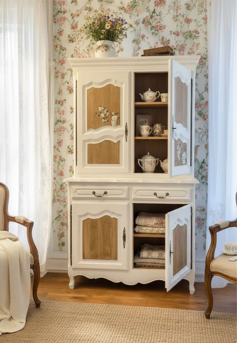 Kredens prowansalski, kredens shabby chic, kredens ludwikowski