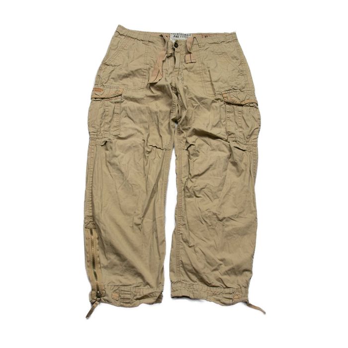 Y2K Abercrombie&Fitch Paratrooper spodnie cargo XL