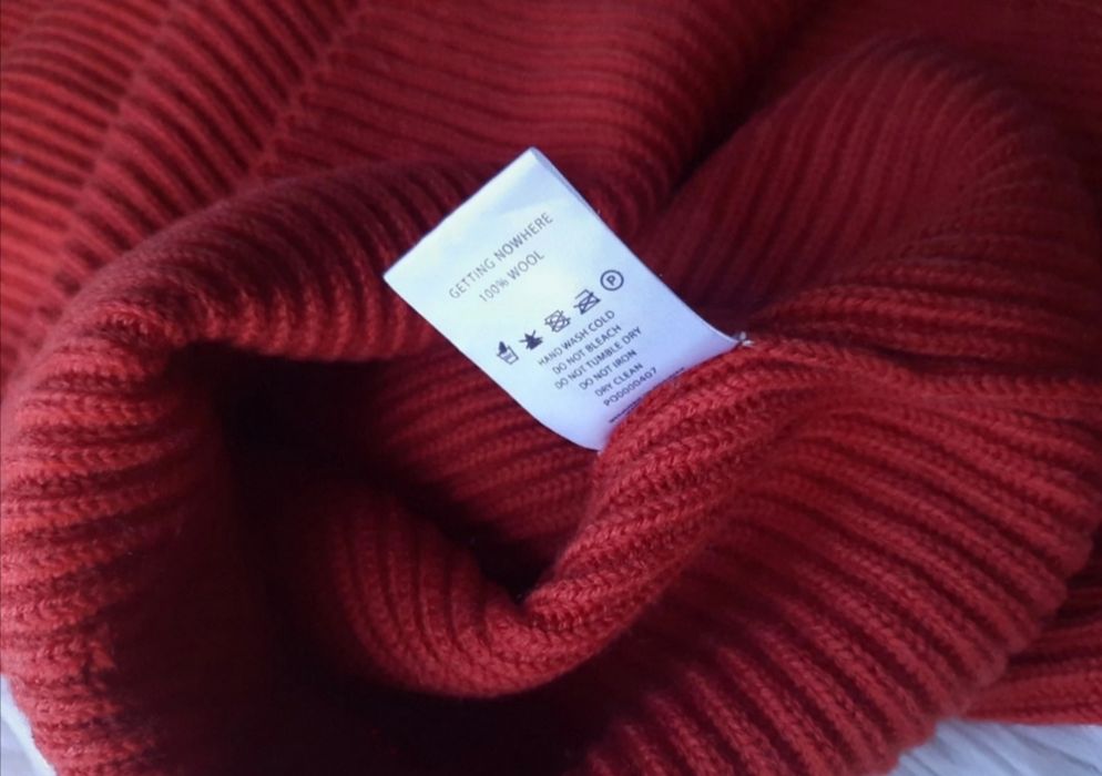 Sweter wełna Fall winter spring summer/Luźny krój Roz XS/S