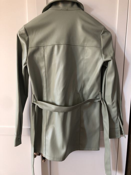 Marynarka z paskiem nowa sztuczna skóra