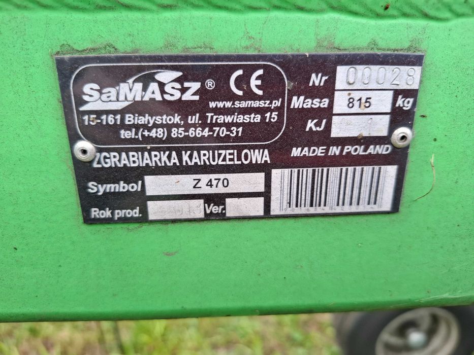 Zgrabiarka Samasz Z - 470