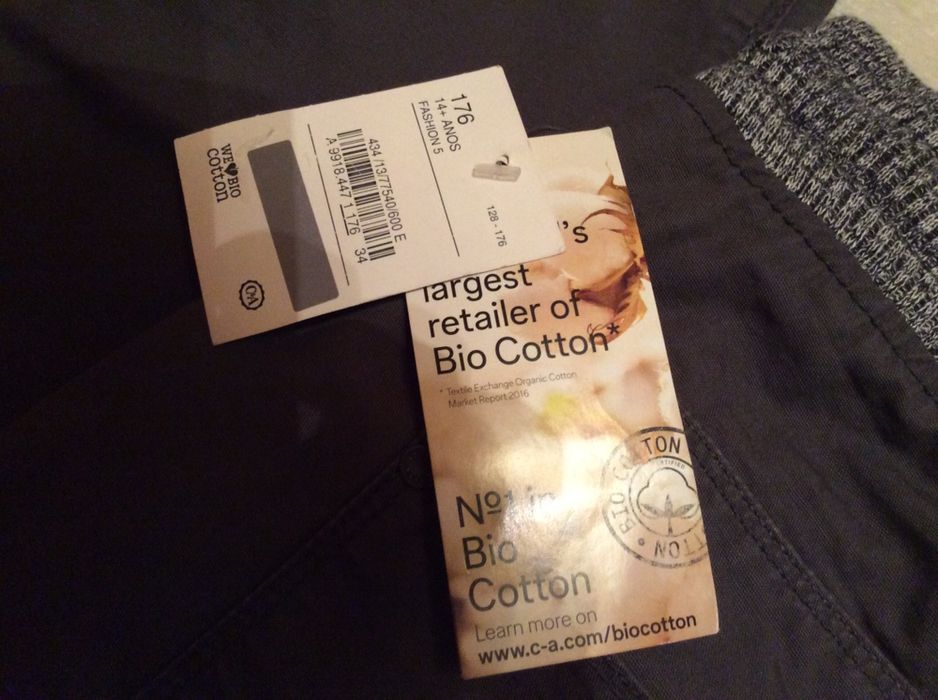 Calças de ganga e calções de sarja NOVAS t14