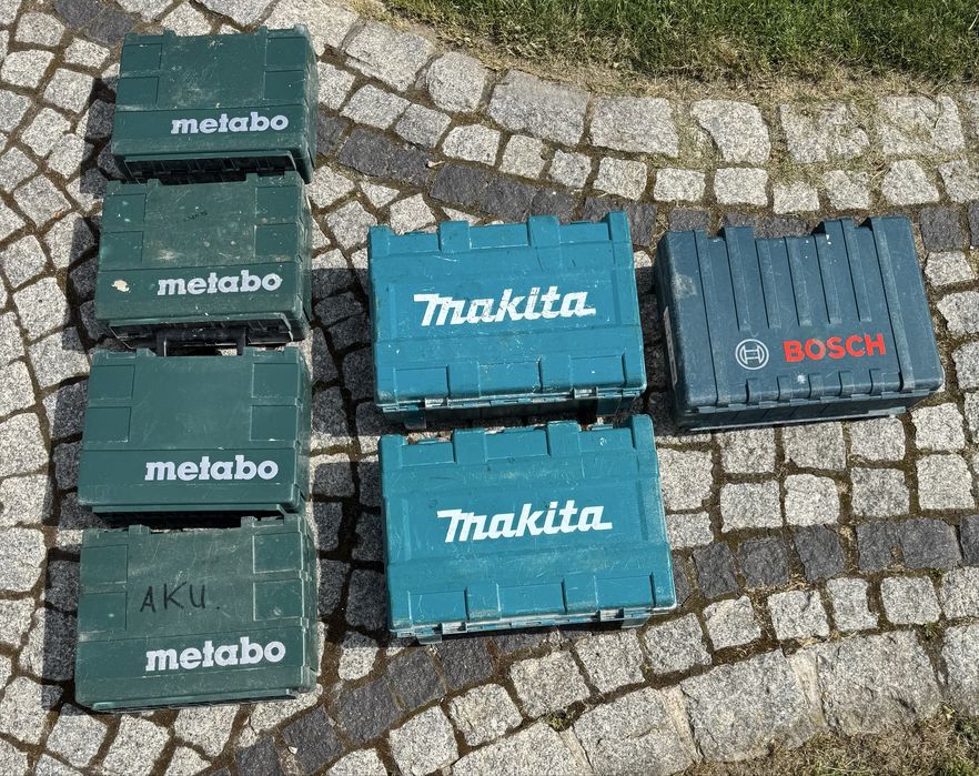 Skrzynki narzedziowe bosch makita metabo