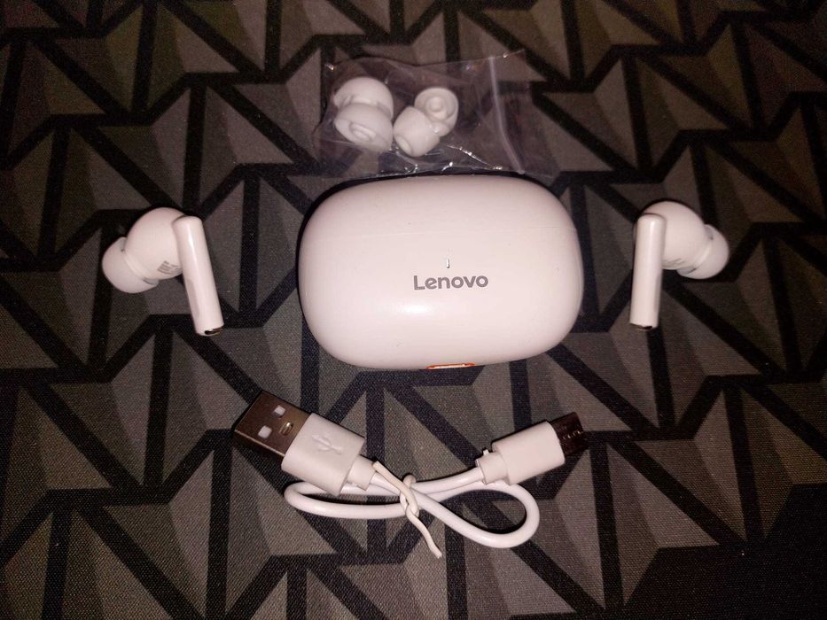 Auriculares Bluetooth Lenovo Sem Fios Compatível iPhone Android
