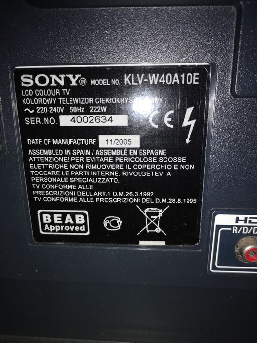 Sony Bravia a funcionar ótimo