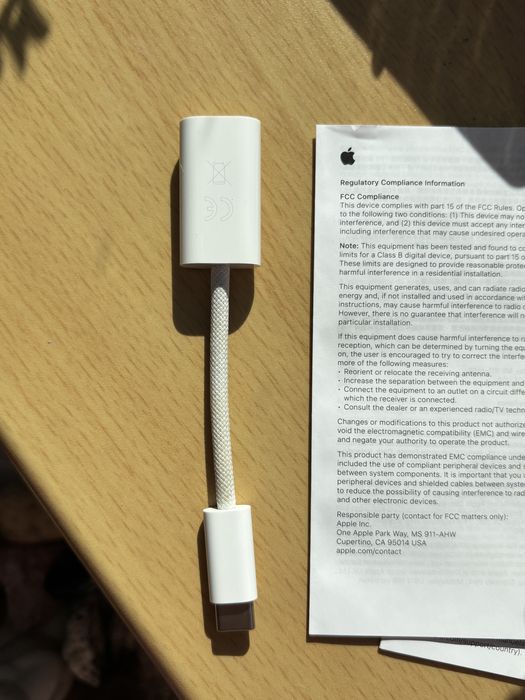 Adapter USB-C na Lightning Apple