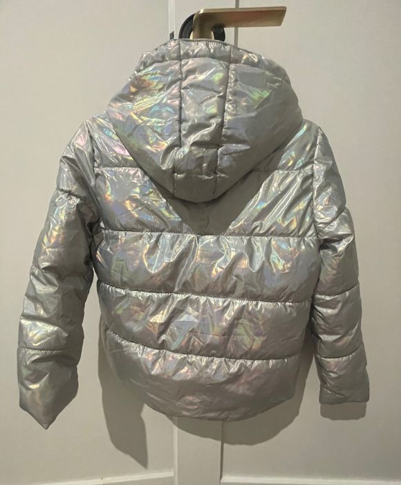 Kurtka holograficzna dziewczęca 134/140