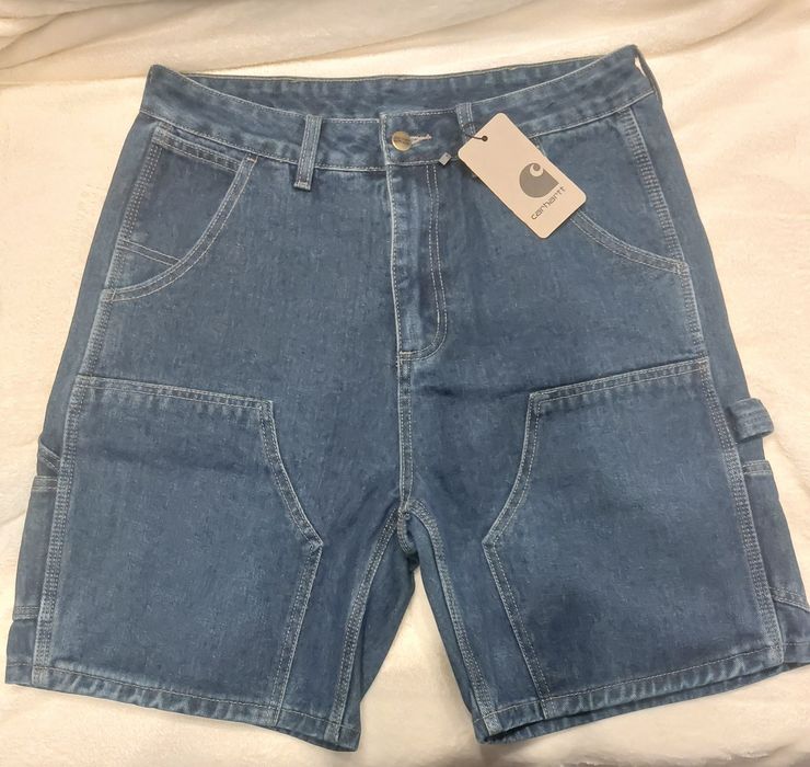 Carhartt WIP Smith krótkie spodenki jeansowe L