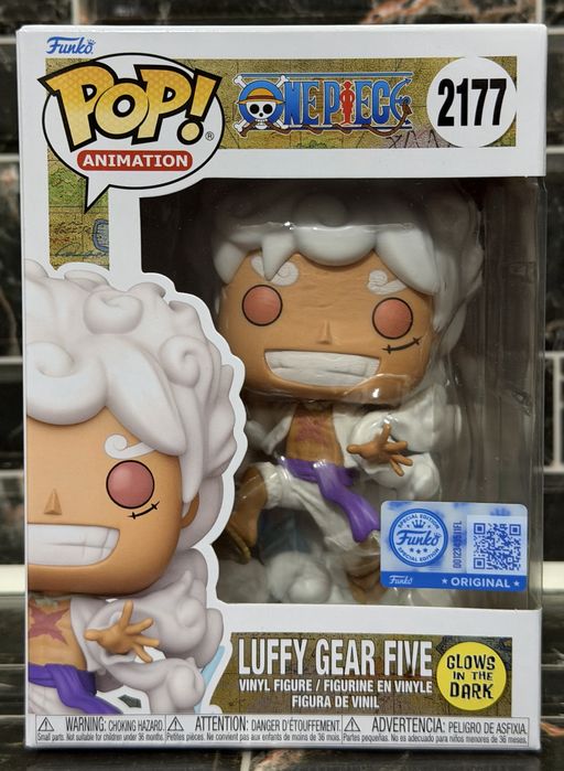 Funko Pop! Luffy gear five One Piece Glow in the Dark 2177
