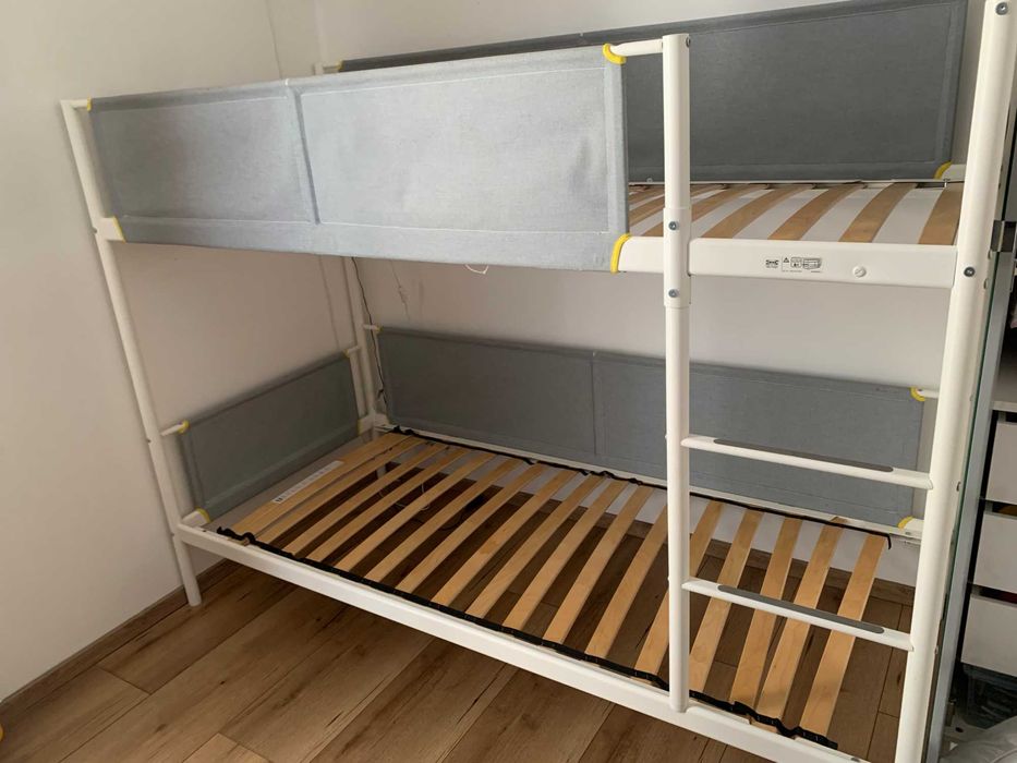 Łóżko piętrowe IKEA VITVAL 90x200 jak NOWE. POLECAM!