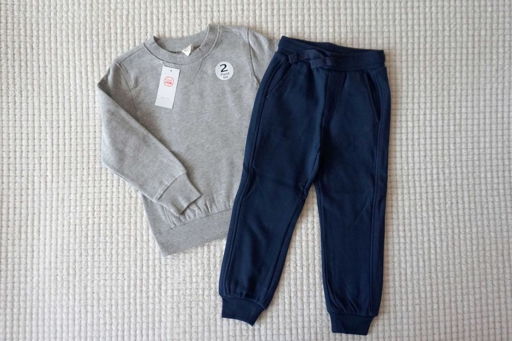 Nowy dres szaro - granatowy Cool Club Smyk, rozmiar 116 cm