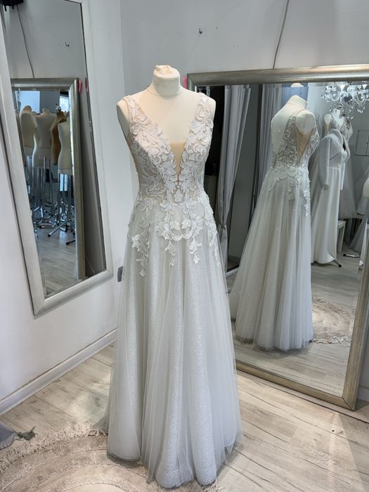 Suknie ślubne z salonu - 23 modele! R. 38, Wysyłka (300 zł/szt)