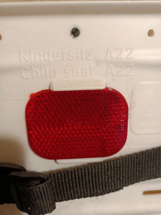 Fotelik rowerowy na bagażnik