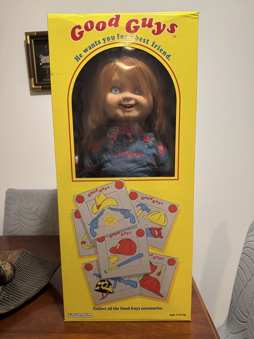 [Edição Limitada - Não está a ser mais produzido] Boneco Chucky (Trick or Treat Studios) de 75cm em excelente estado - NÃO ACEITO TROCAS