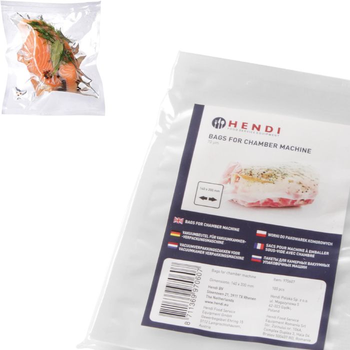 Worki do pakowarki próżniowej 300x400mm 100szt. - hendi 970621