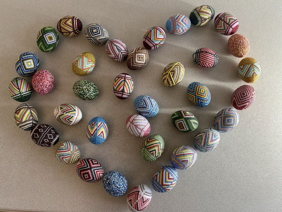 Писанка бісером ручна робота