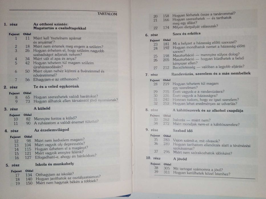 Книга (HU) 1990 р. Вопросы от молодежи Практические ответы.